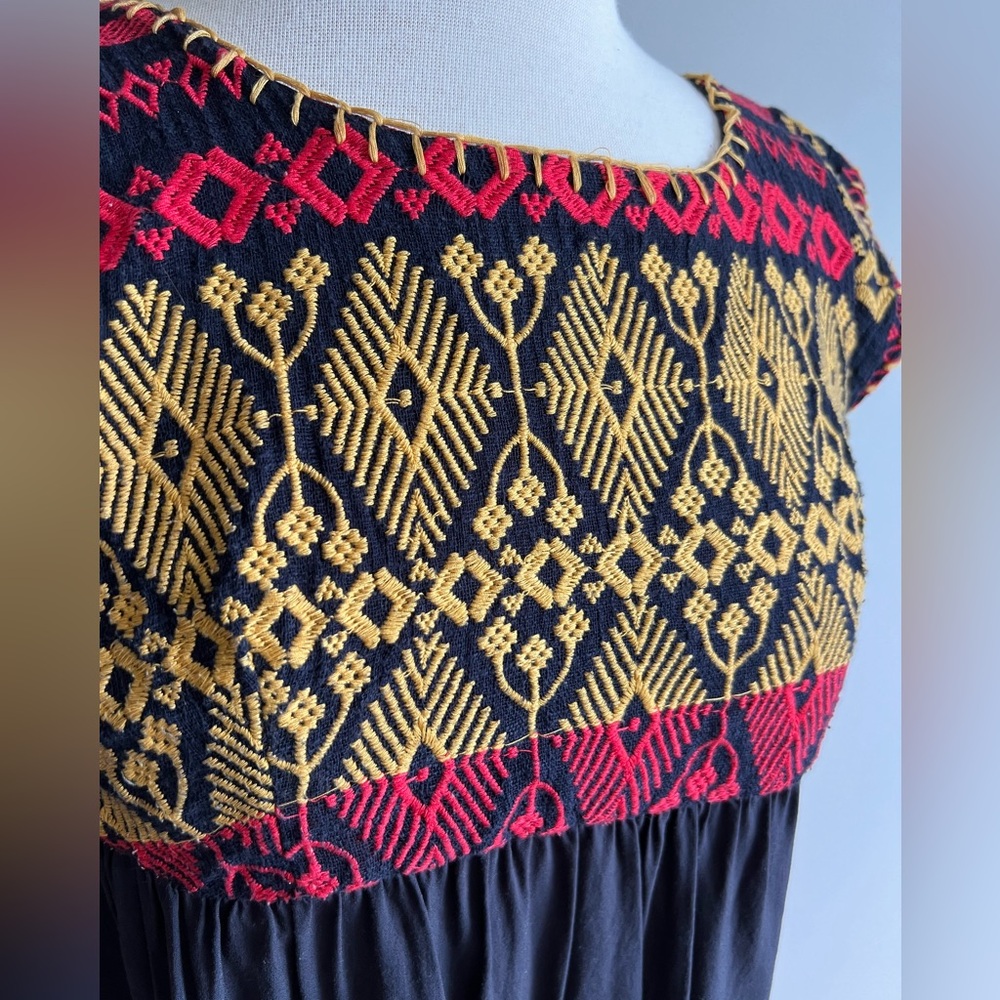 Anthropologie Embroidered Petra Swing Dress